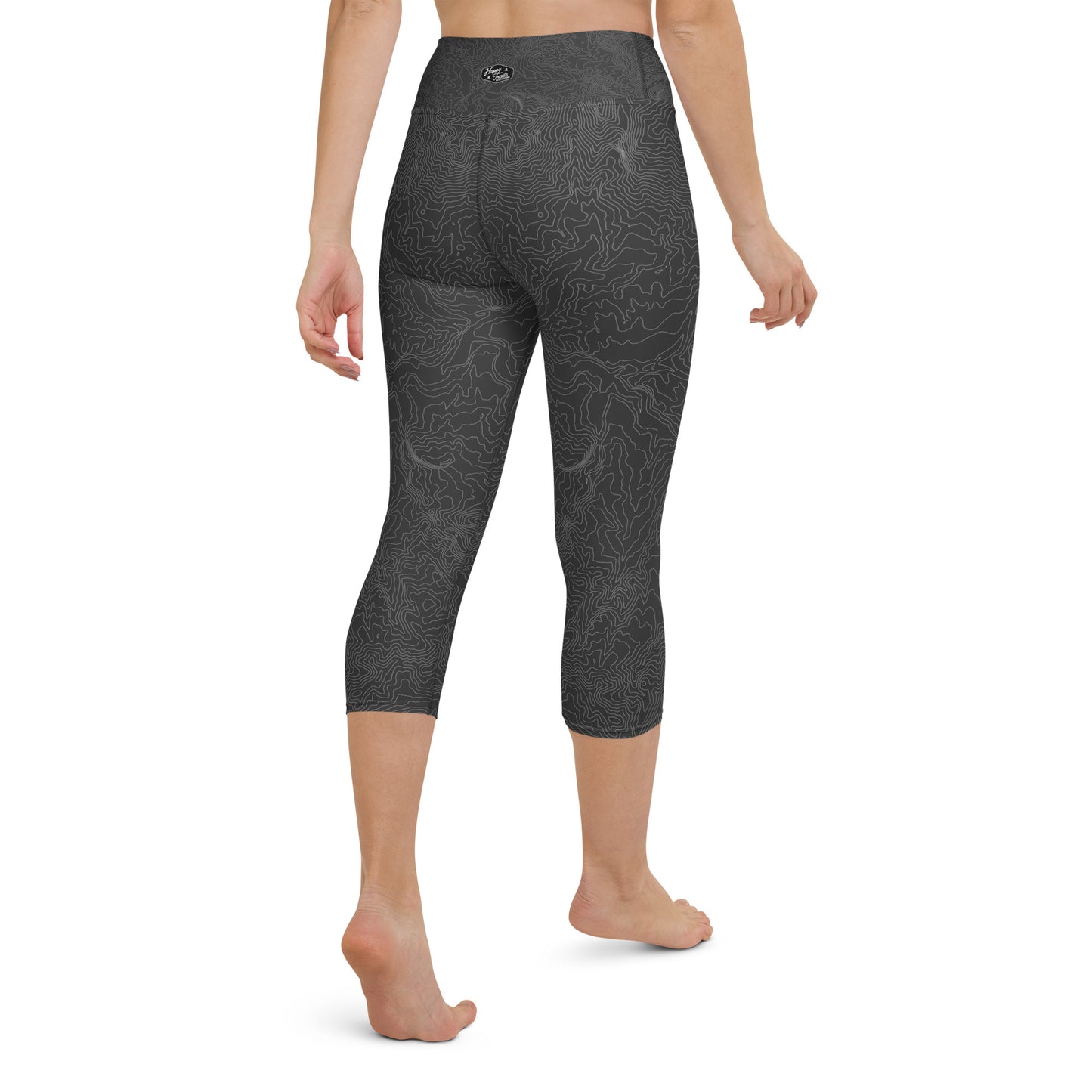 Happy Trails Topographic - Capri Leggings
