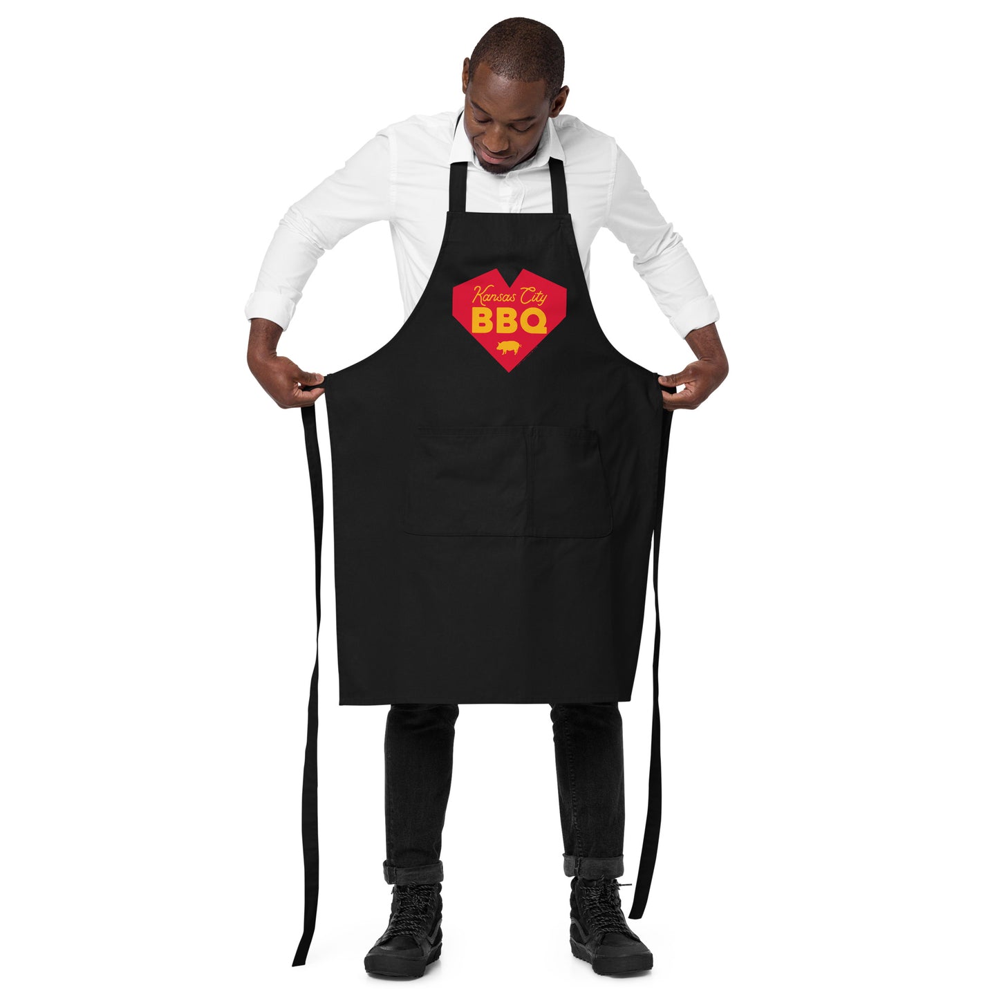 Kansas City BBQ Love - Organic Cotton Apron
