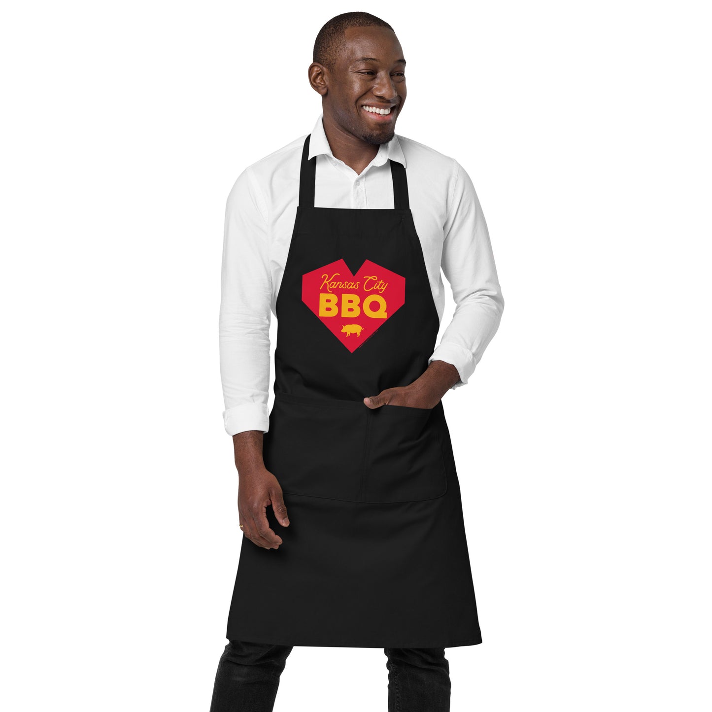 Kansas City BBQ Love - Organic Cotton Apron