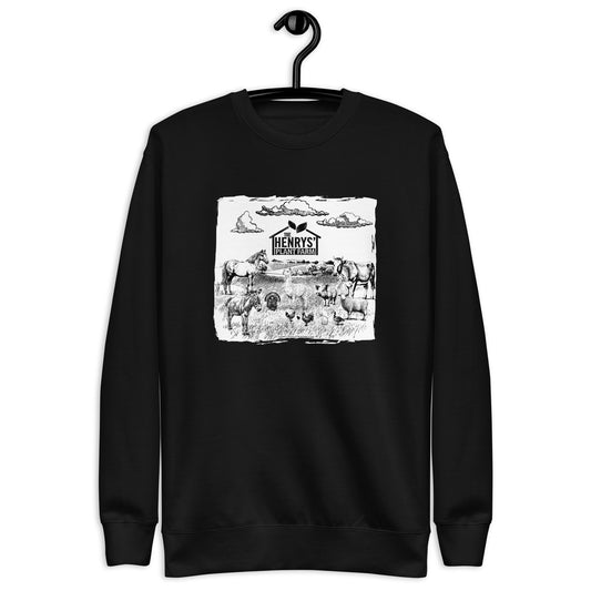 The Henrys' Plant Farm Animals - Unisex Premium Sweatshirt
