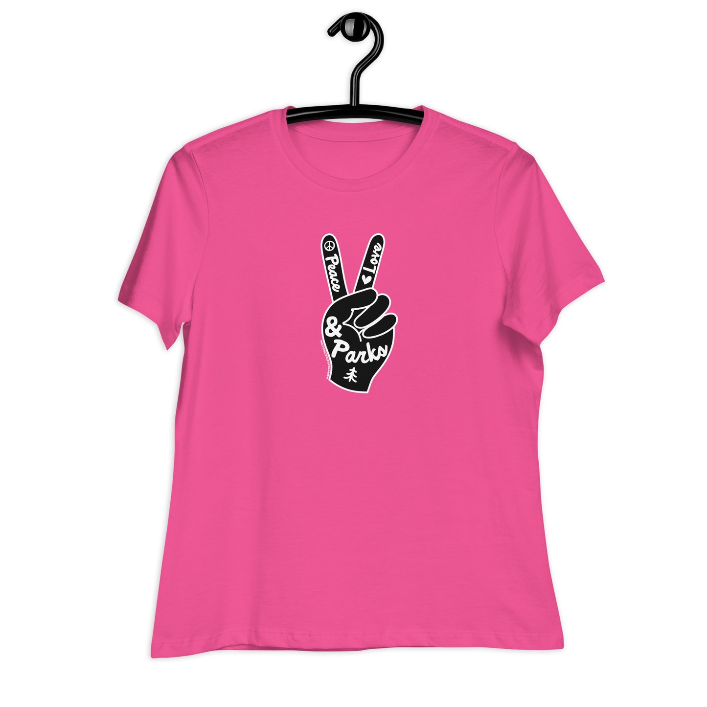 Peace, Love & Parks - Women's Relaxed T-Shirt