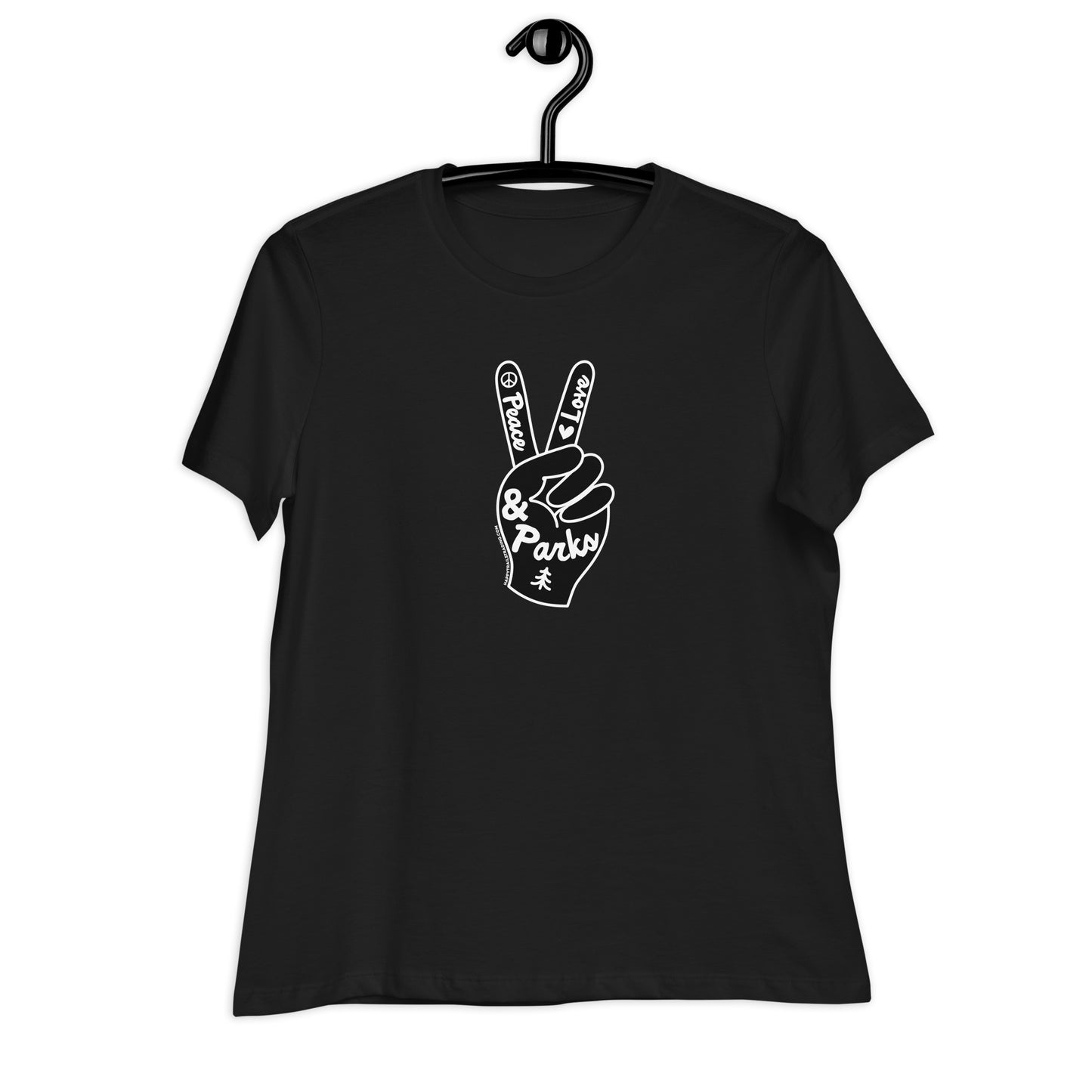 Peace, Love & Parks - Women's Relaxed T-Shirt