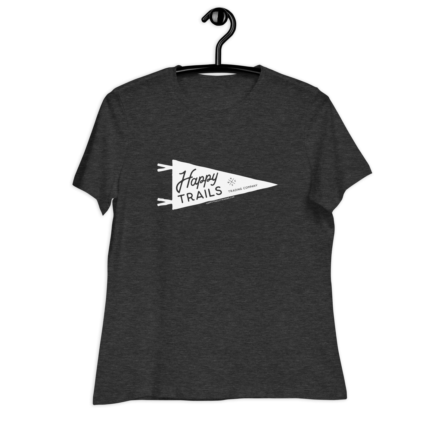 Happy Trails Pennant - Women's Relaxed T-Shirt