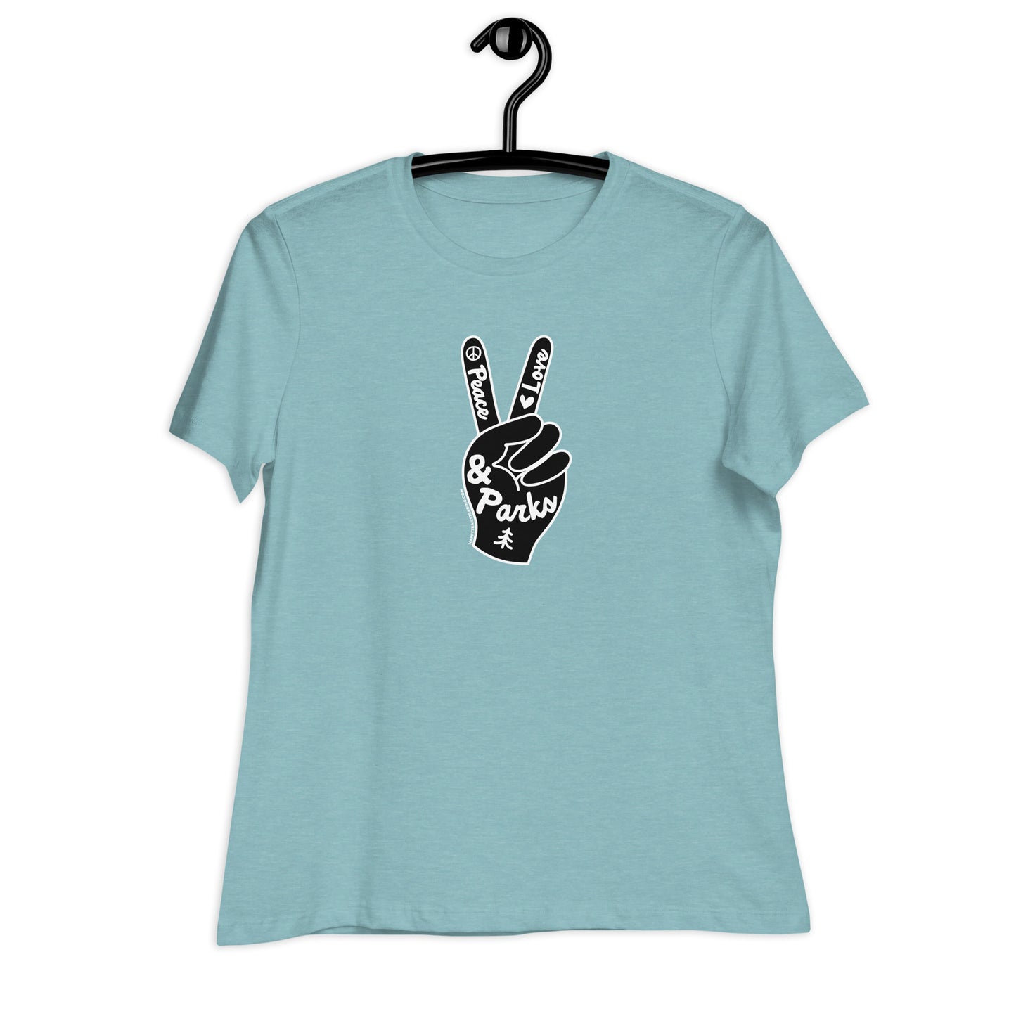 Peace, Love & Parks - Women's Relaxed T-Shirt