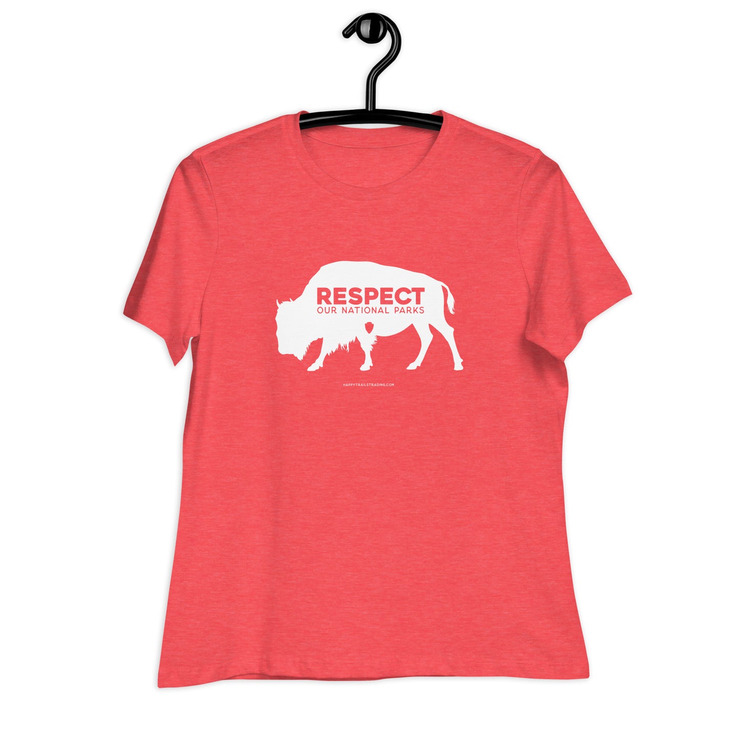Respect Our National Parks Buffalo - Women's Relaxed T-Shirt