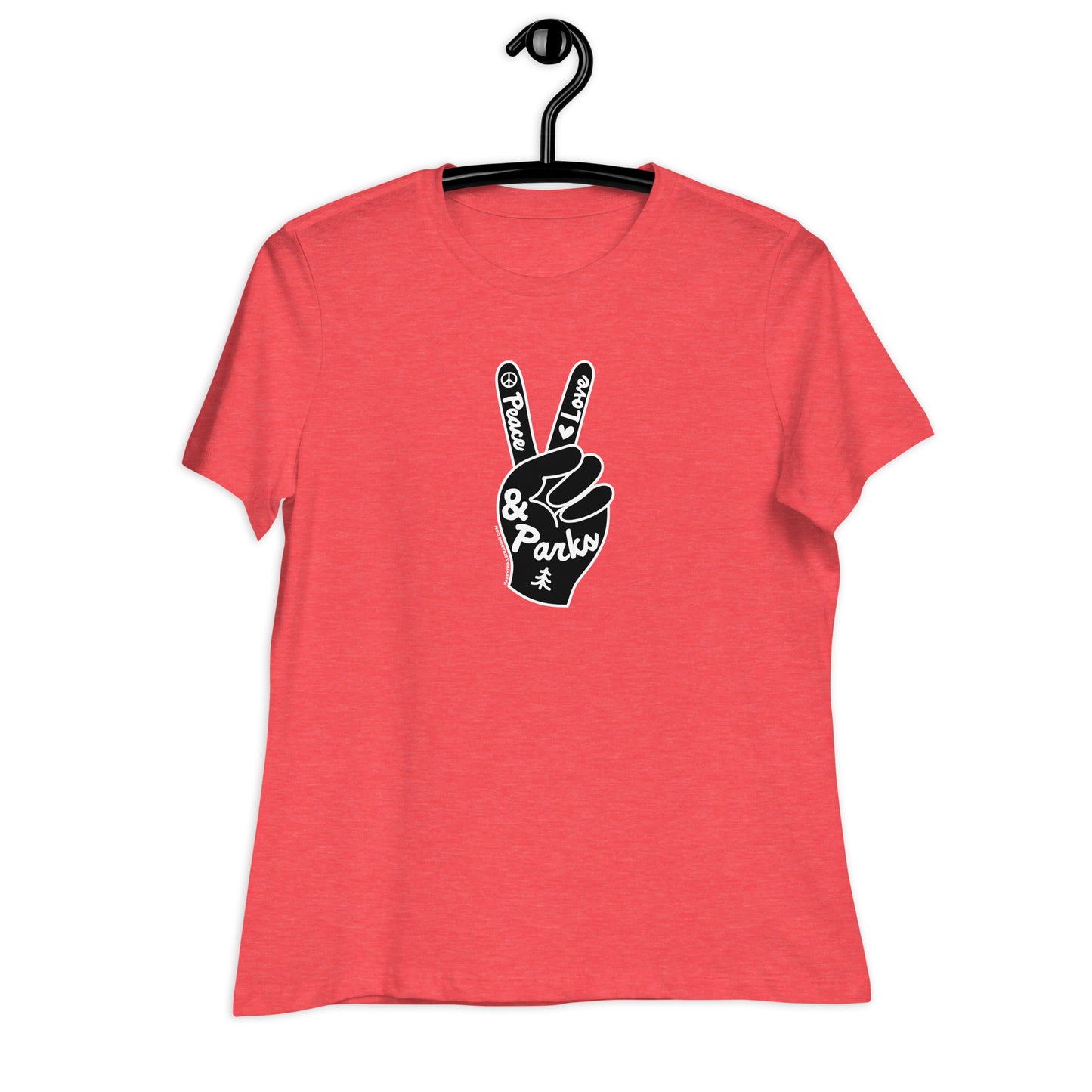 Peace, Love & Parks - Women's Relaxed T-Shirt