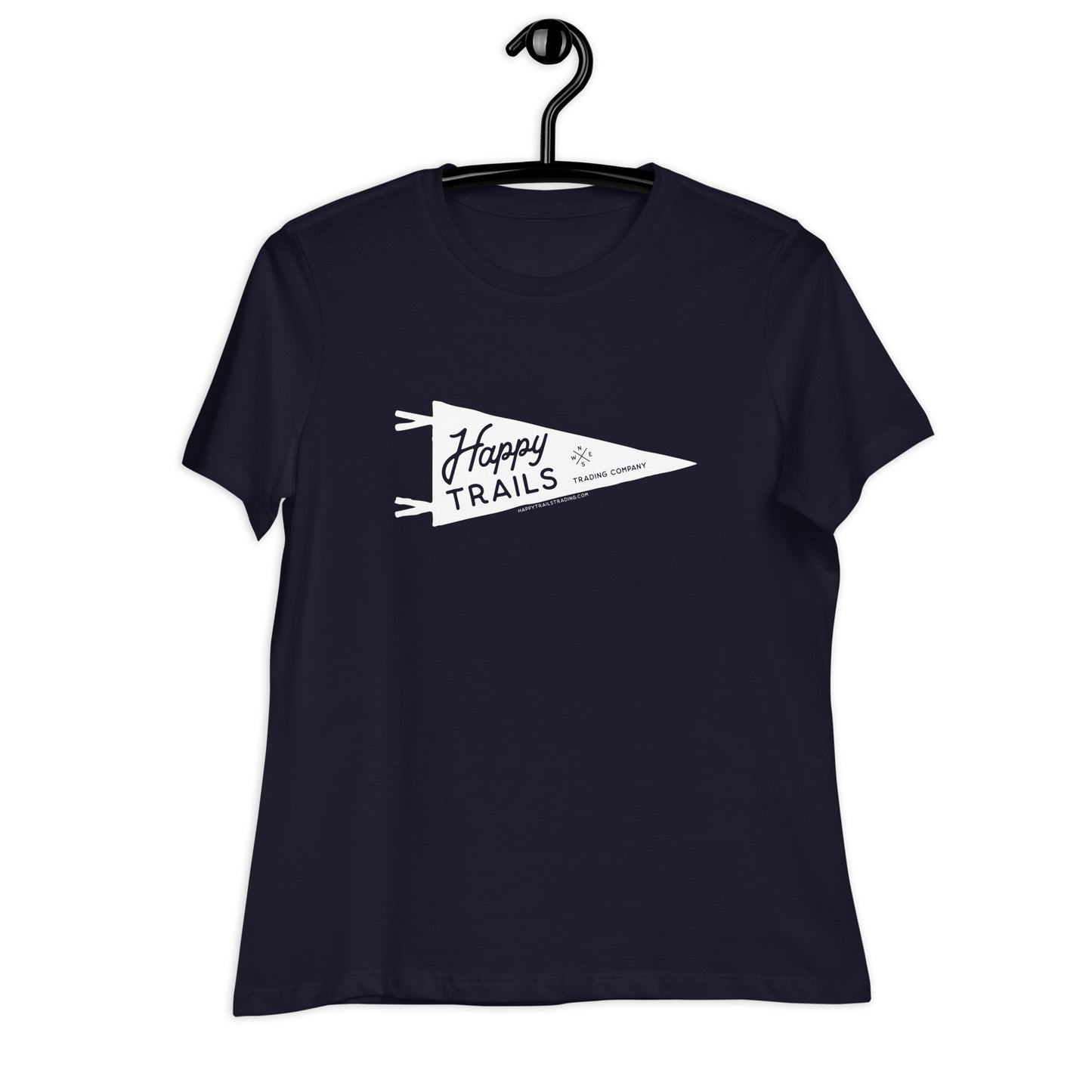 Happy Trails Pennant - Women's Relaxed T-Shirt