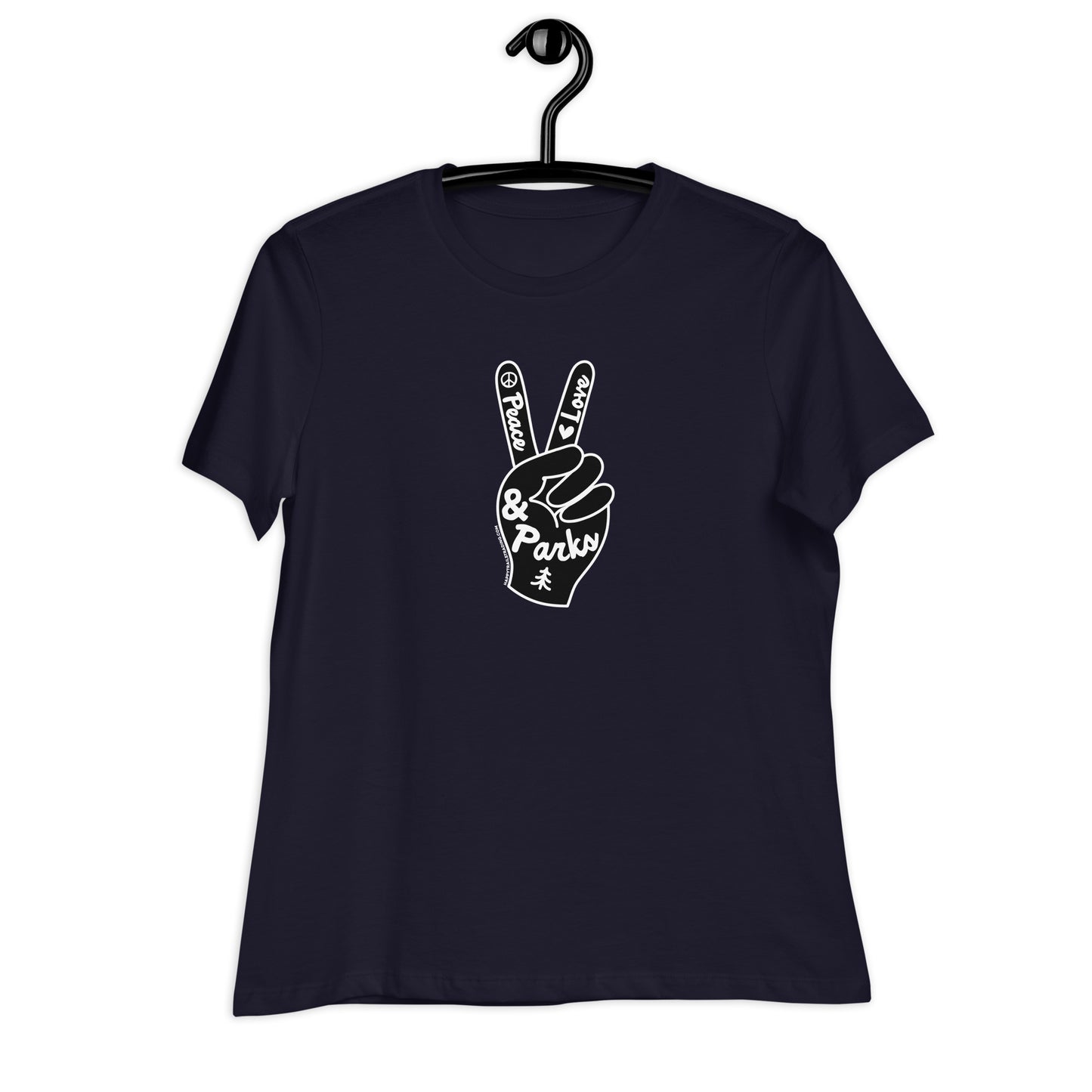 Peace, Love & Parks - Women's Relaxed T-Shirt