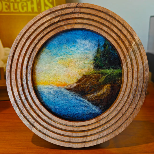 Acadia National Park - Needle Felted Art