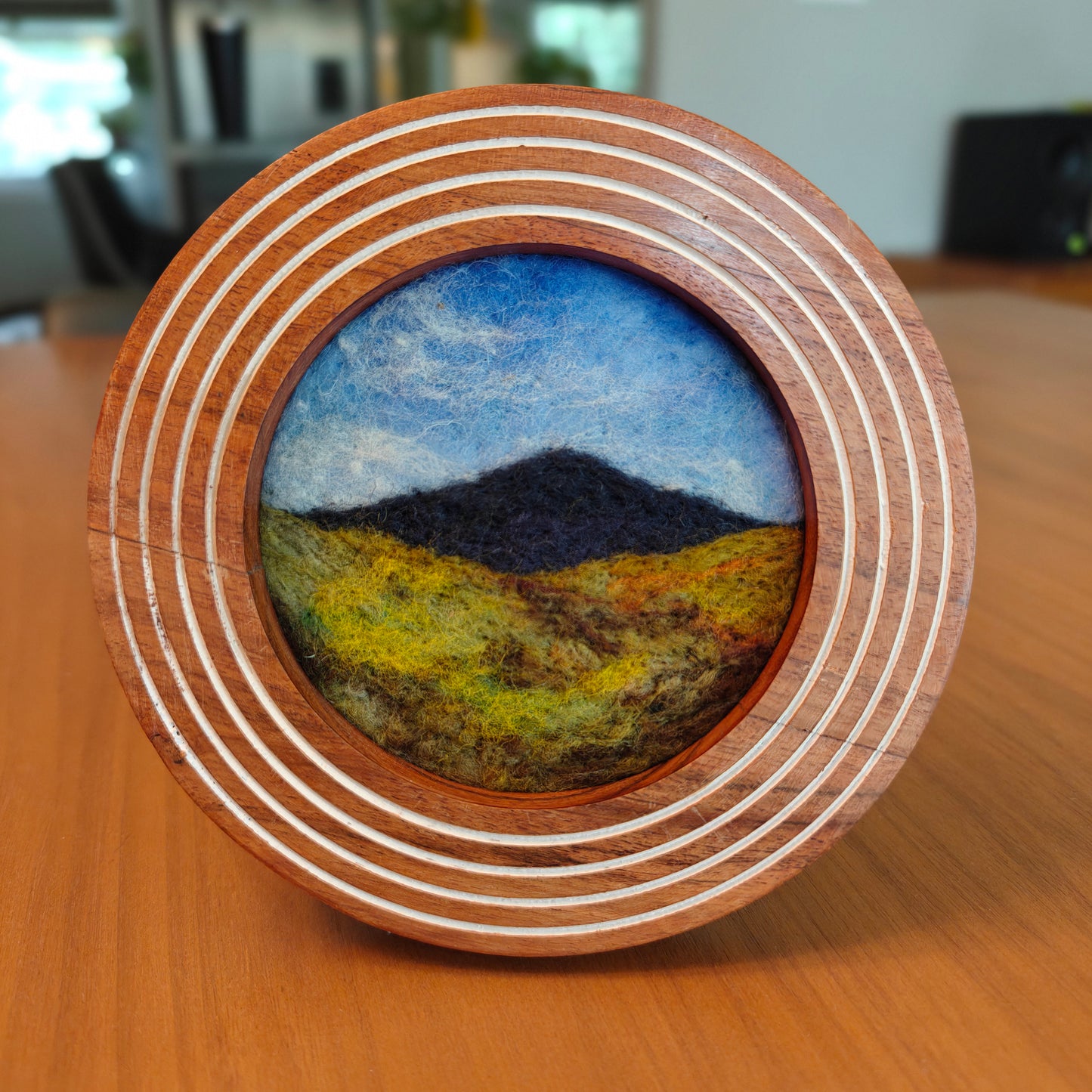 Alpine View - Fiber Art