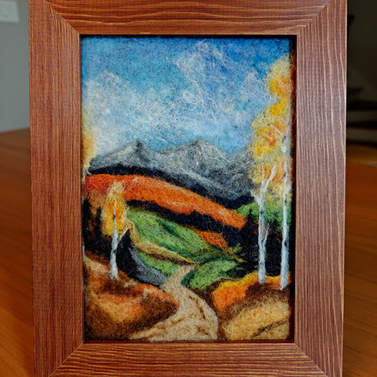 Aspen Trail - Fiber Art