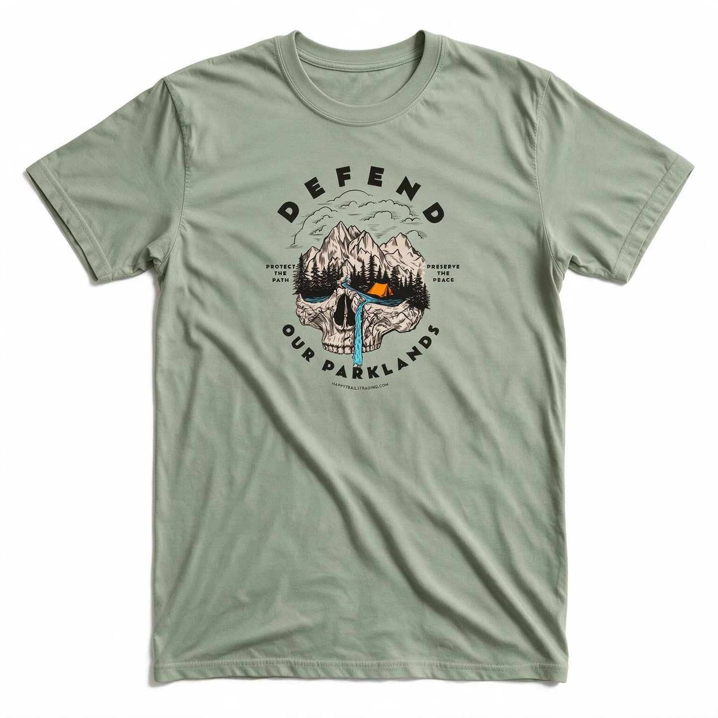 "Defend Our Parklands" Alpine Waterfall T-Shirt