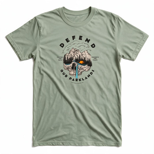 "Defend Our Parklands" Alpine Waterfall T-Shirt