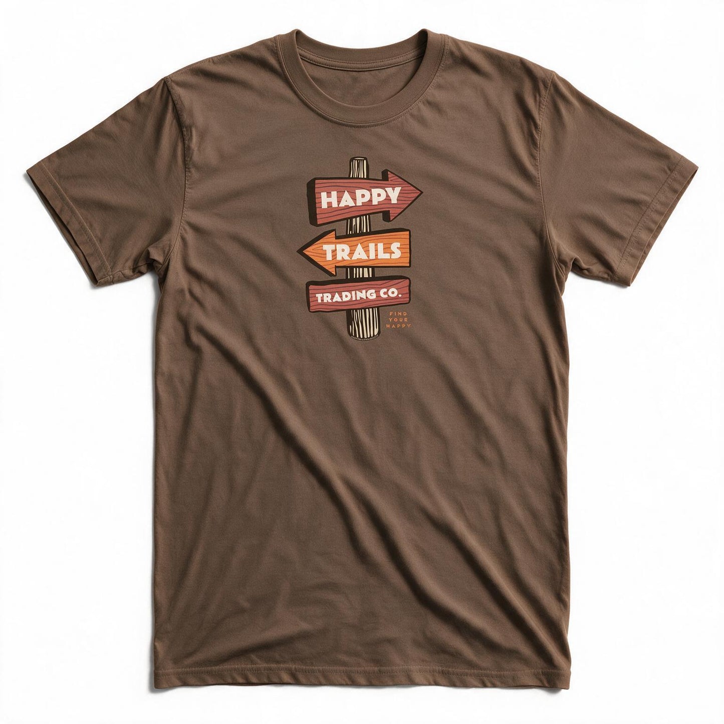 Happy Trails Trail Marker T-Shirt