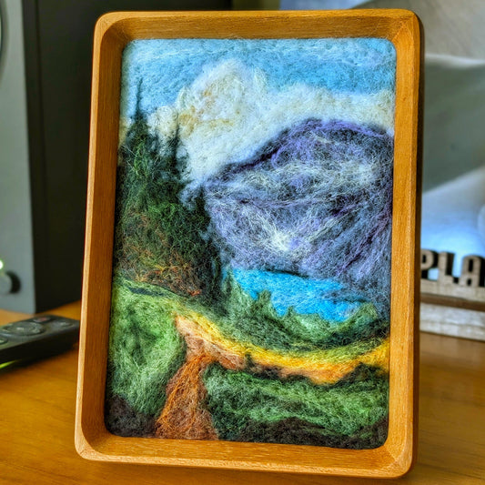 Mountain Trail - Fiber Art