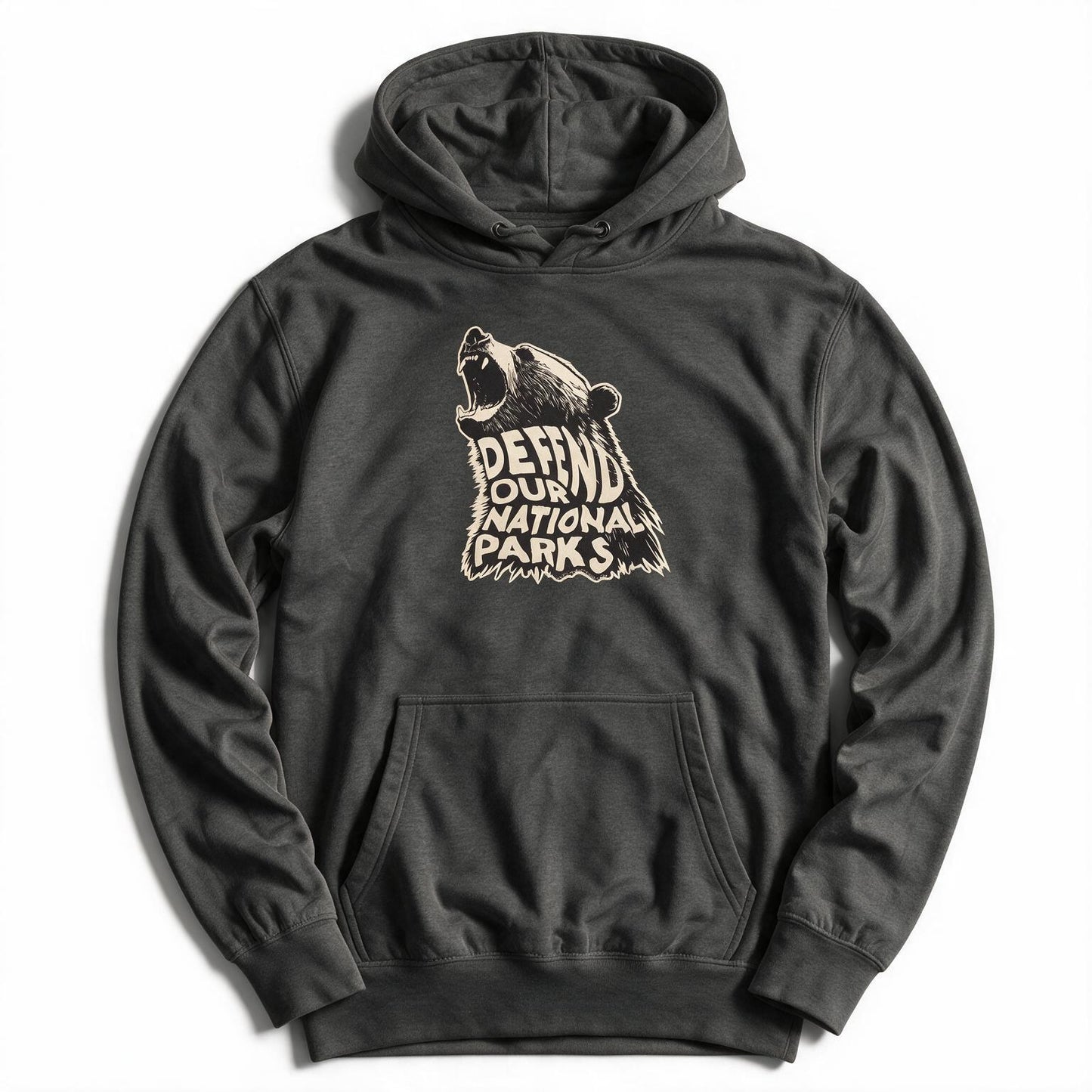 Roaring Grizzly "Defend Our National Parks" Hoodie