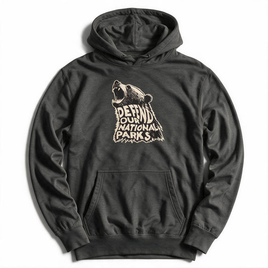 Roaring Grizzly "Defend Our National Parks" Hoodie
