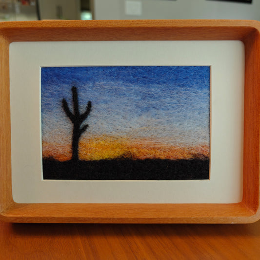 Southwest Sunset - Fiber Art
