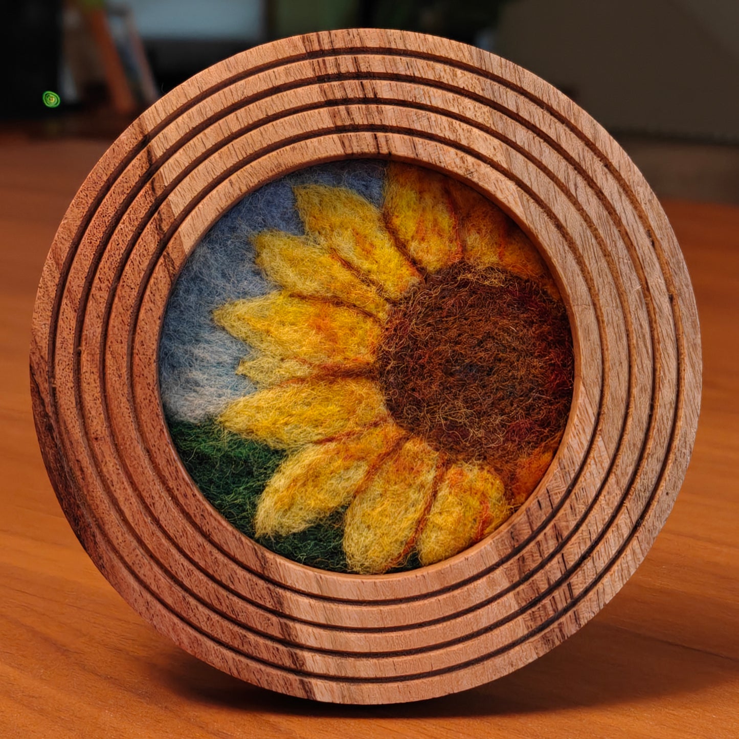 Sunflower - Fiber Art