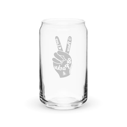 Peace, Love & Parks - Can-shaped Glass