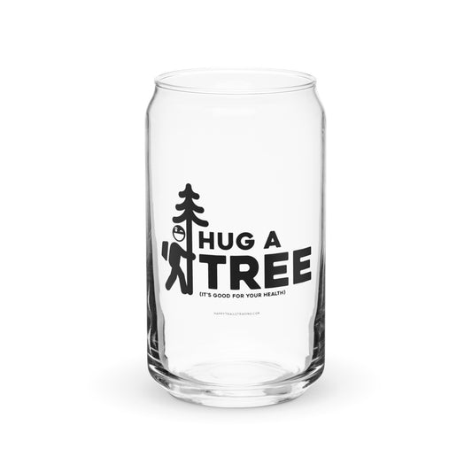 Hug A Tree - Can-shaped Glass