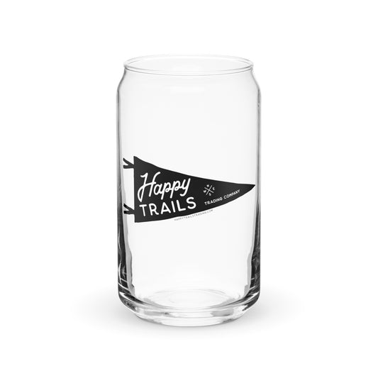 Happy Trails Pennant - Can-shaped Glass