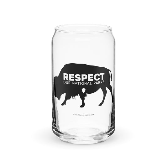 Respect Our Parks - Can-shaped Glass