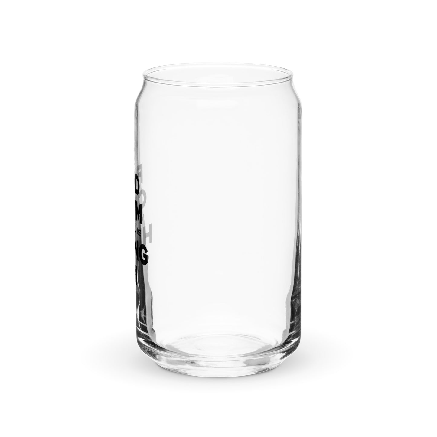 Find Calm, Hike On - Can-shaped Glass