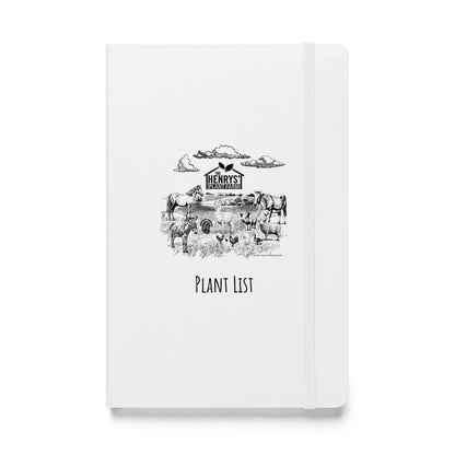 The Henrys' Plant Farm - Plant List Hardcover Bound Notebook