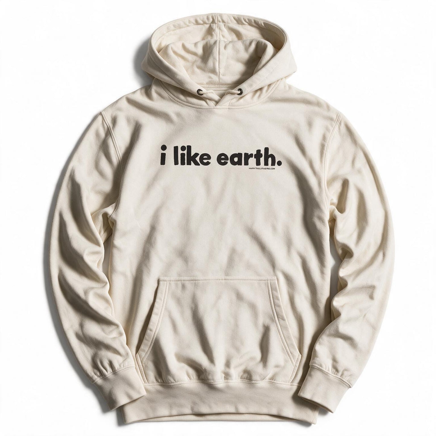 "i like earth." Understated Planet Lover T-Shirt