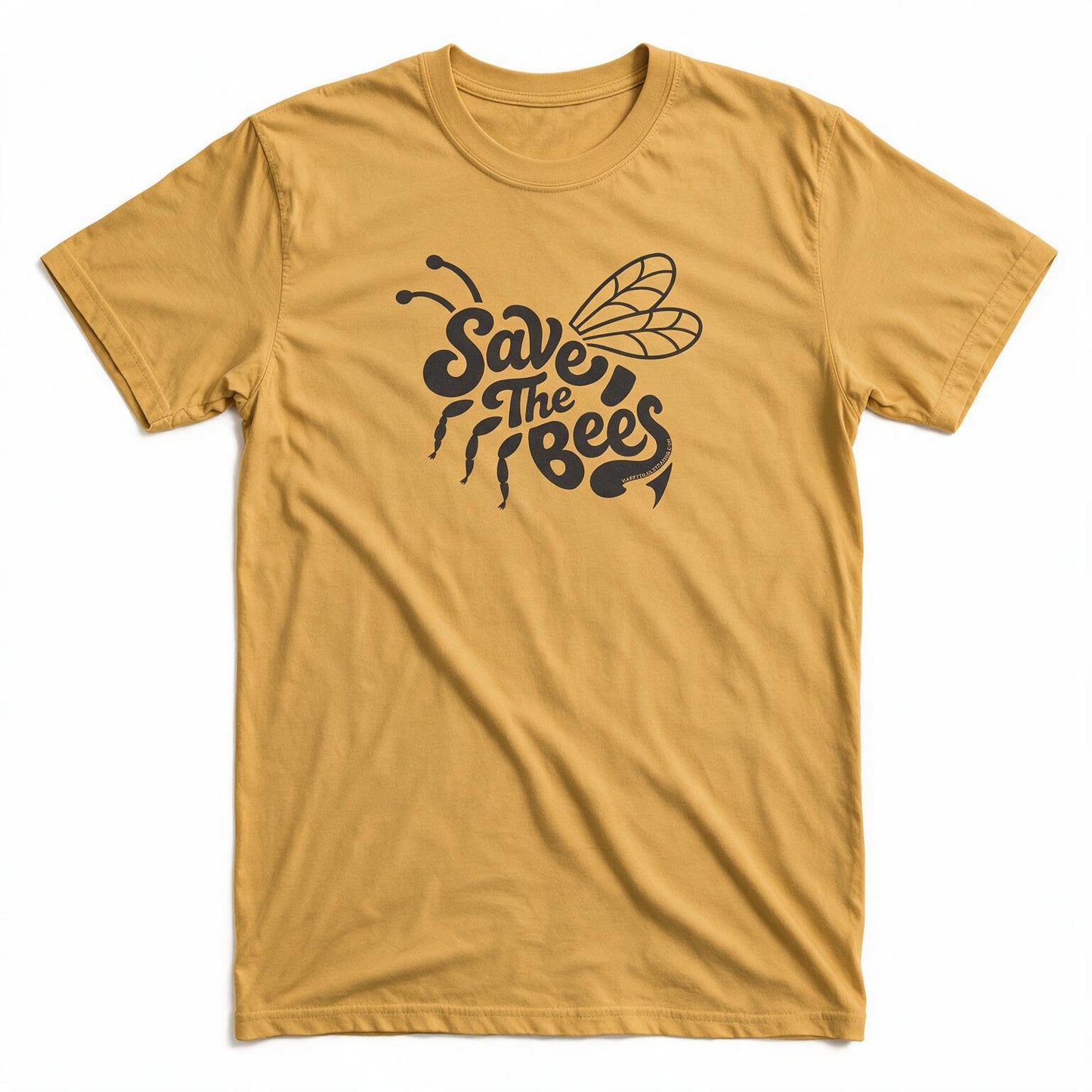 The "Save The Bees" Retro Script T-Shirt
