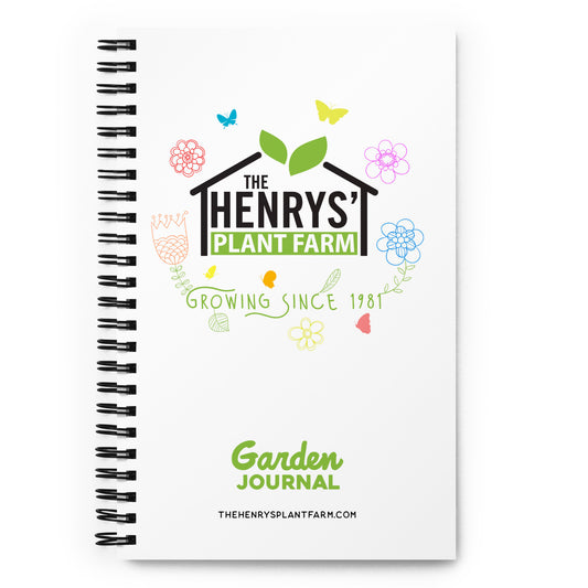 The Henrys' Plant Farm - Garden Journal Notebook