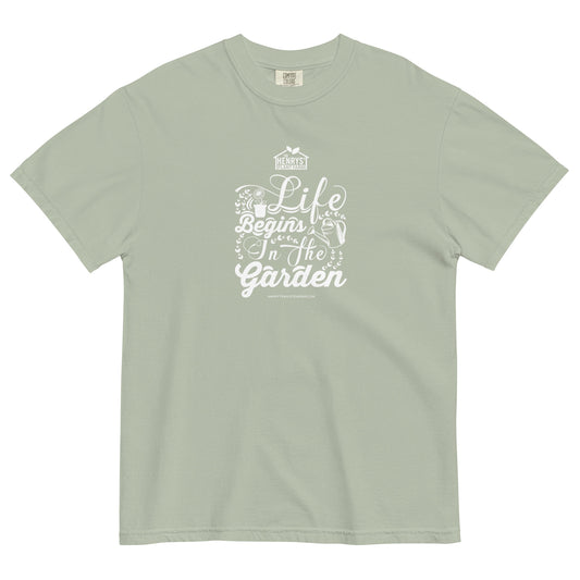 Life Begins In The Garden - Unisex T-Shirt