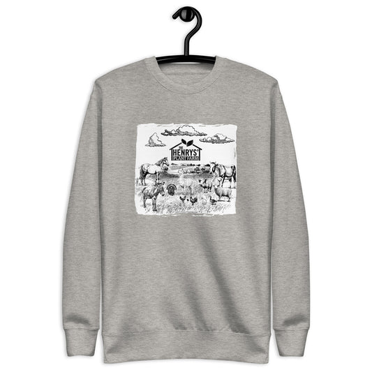 The Henrys' Plant Farm Animals - Unisex Premium Sweatshirt