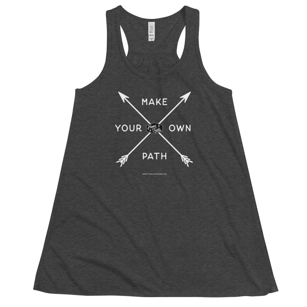 Make Your Own Path - Women's Flowy Racerback Tank