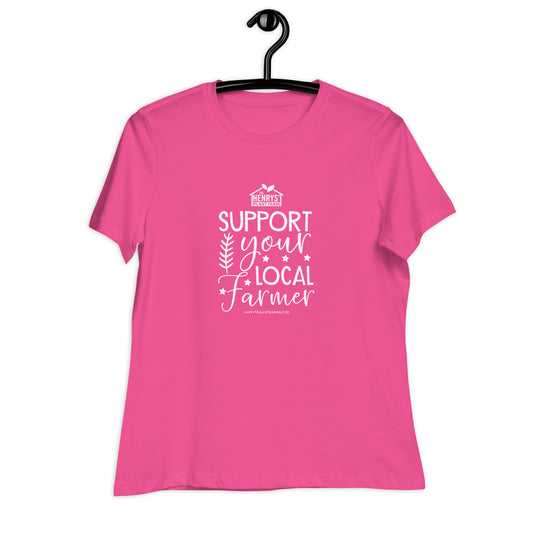 Support Your Local Farmer - Women's Relaxed T-Shirt