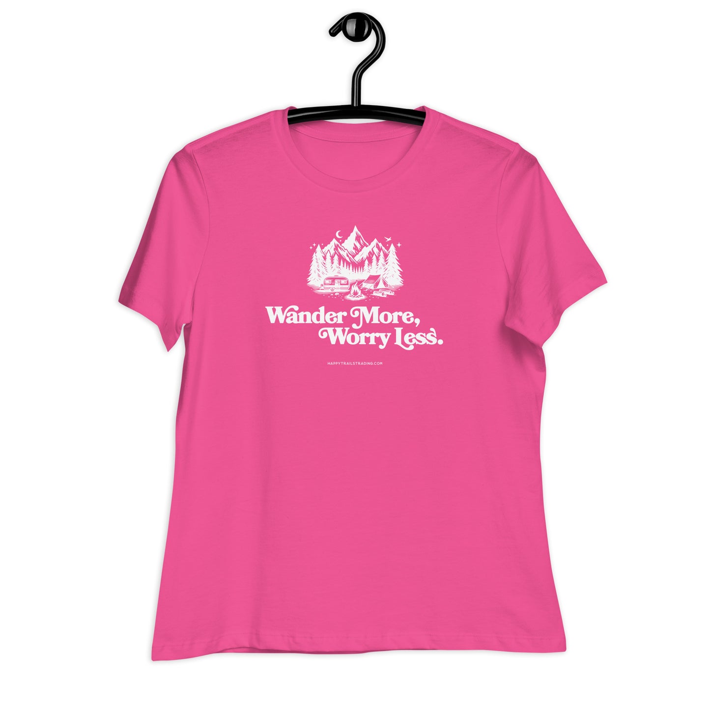 Wander More, Worry Less - Women's Relaxed T-Shirt