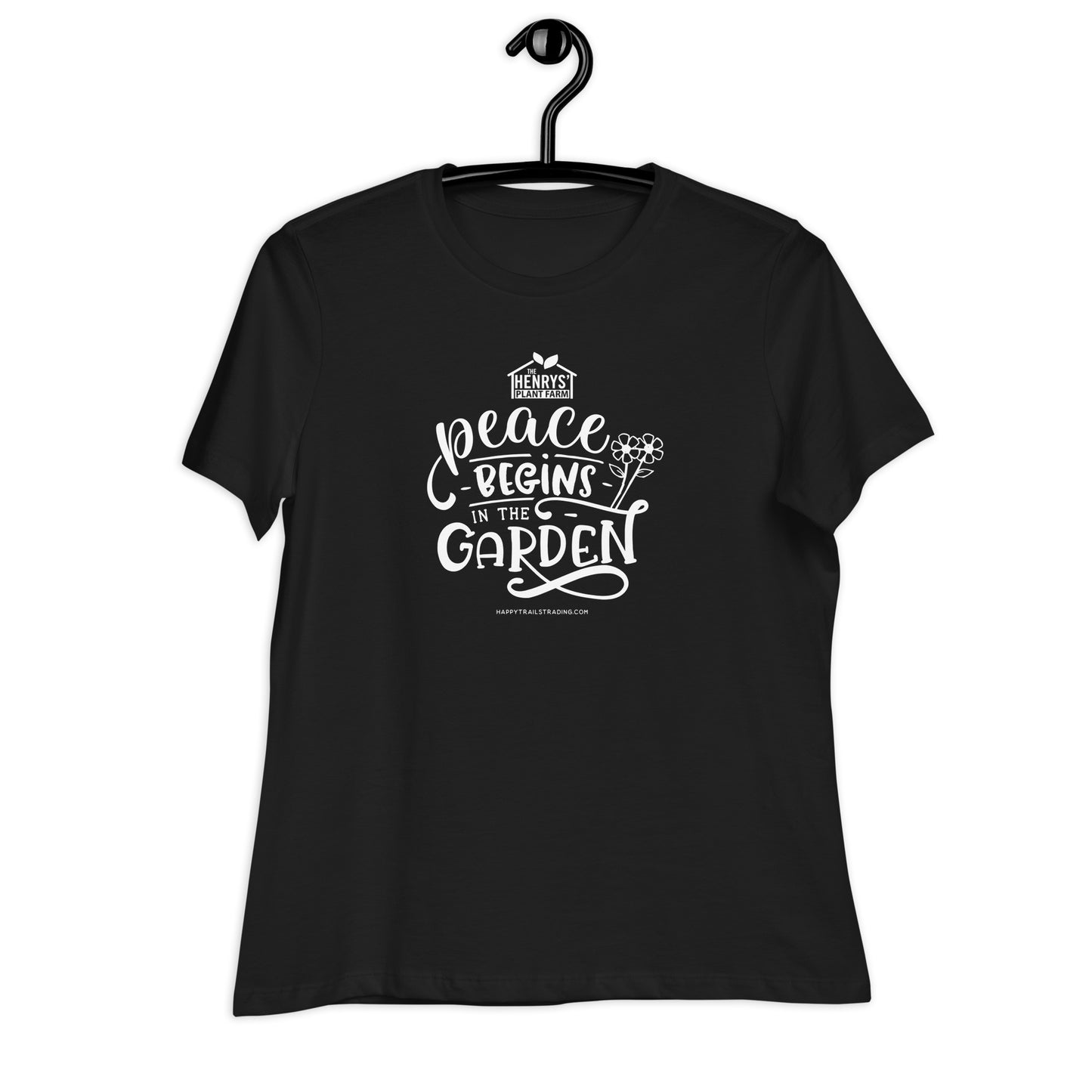 Peace Begins In The Garden - Women's Relaxed T-Shirt