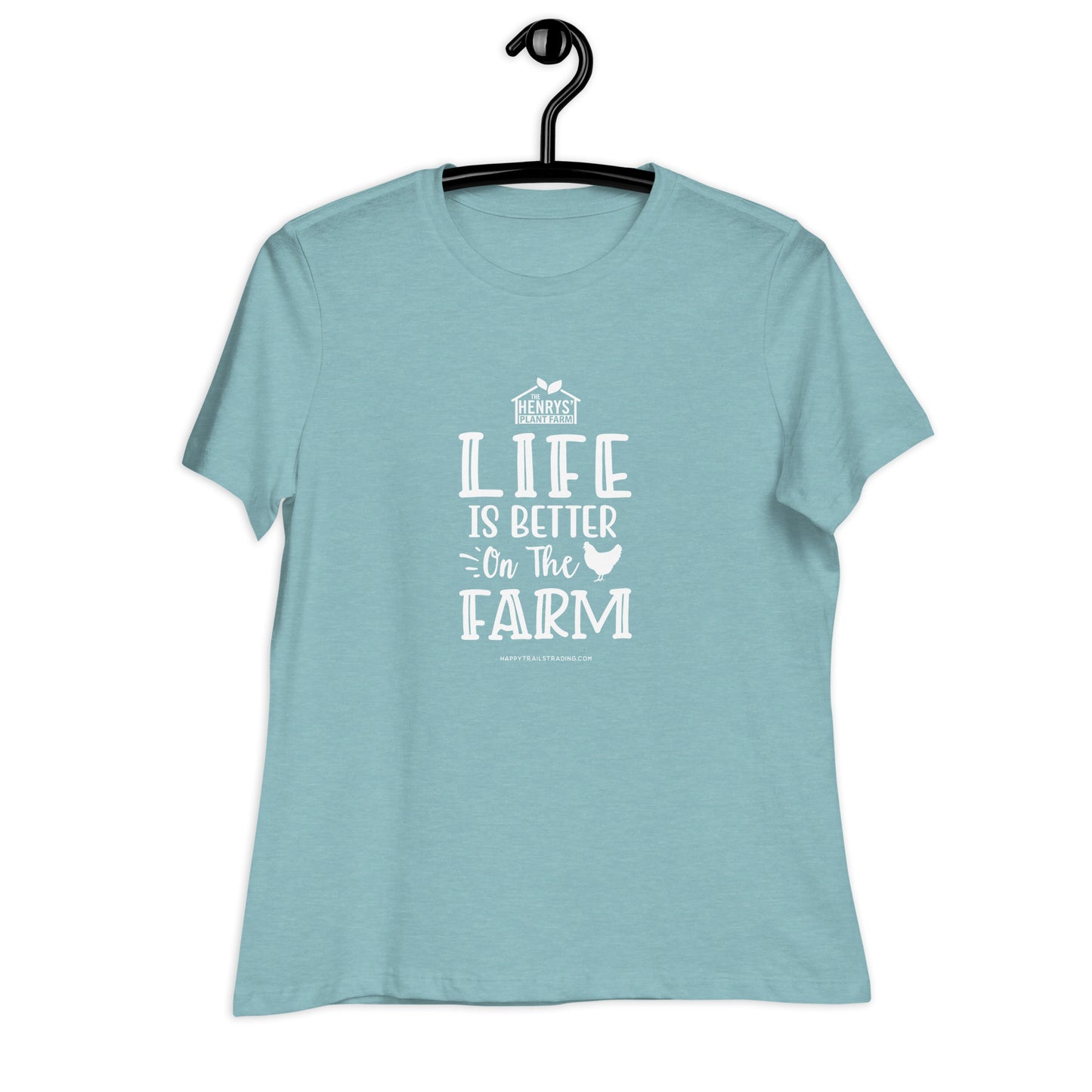 Life Is Better On The Farm - Women's Relaxed T-Shirt