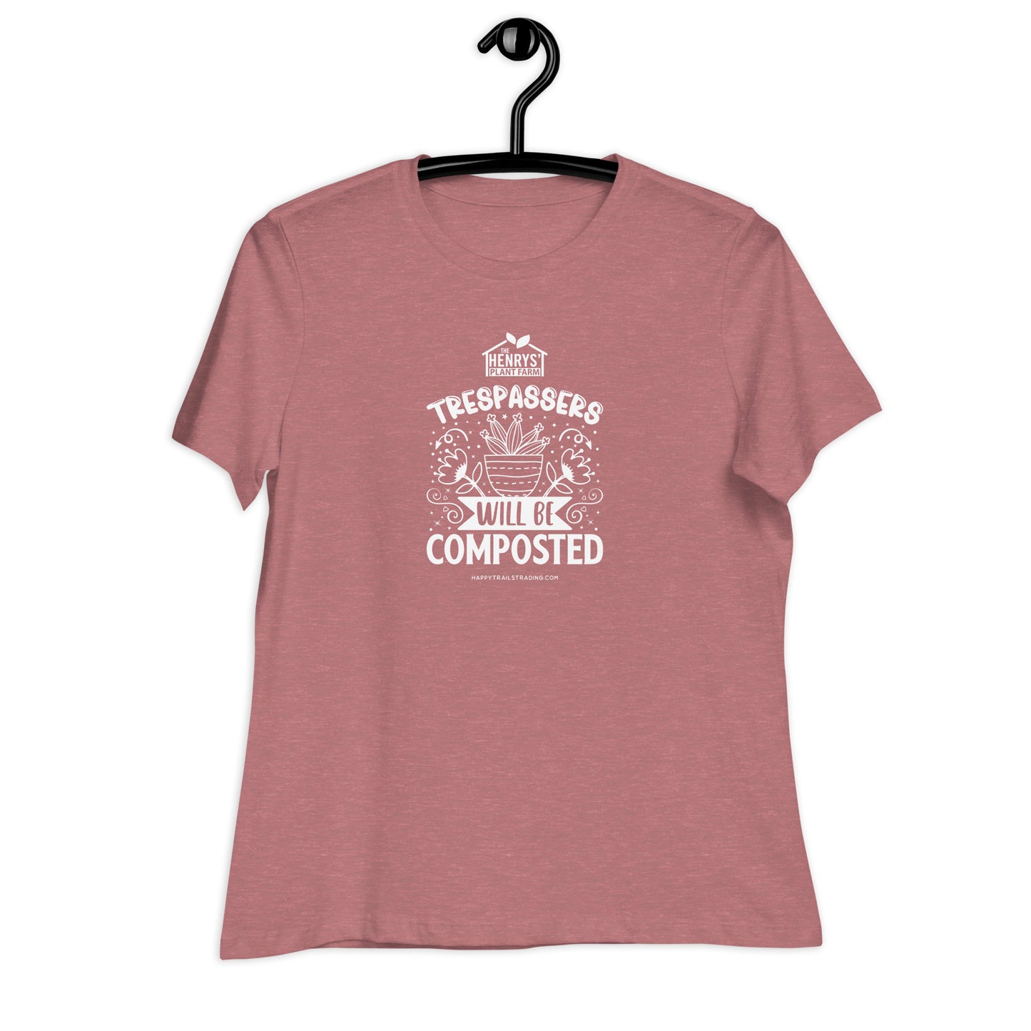 Trespassers Will Be Composted - Women's Relaxed T-Shirt