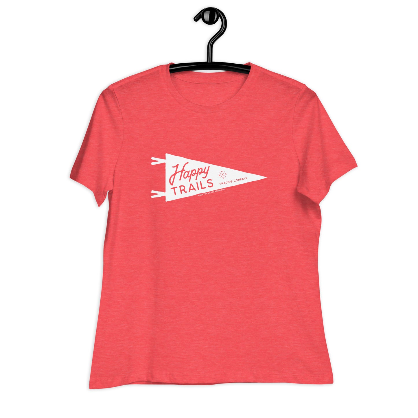 Happy Trails Pennant - Women's Relaxed T-Shirt