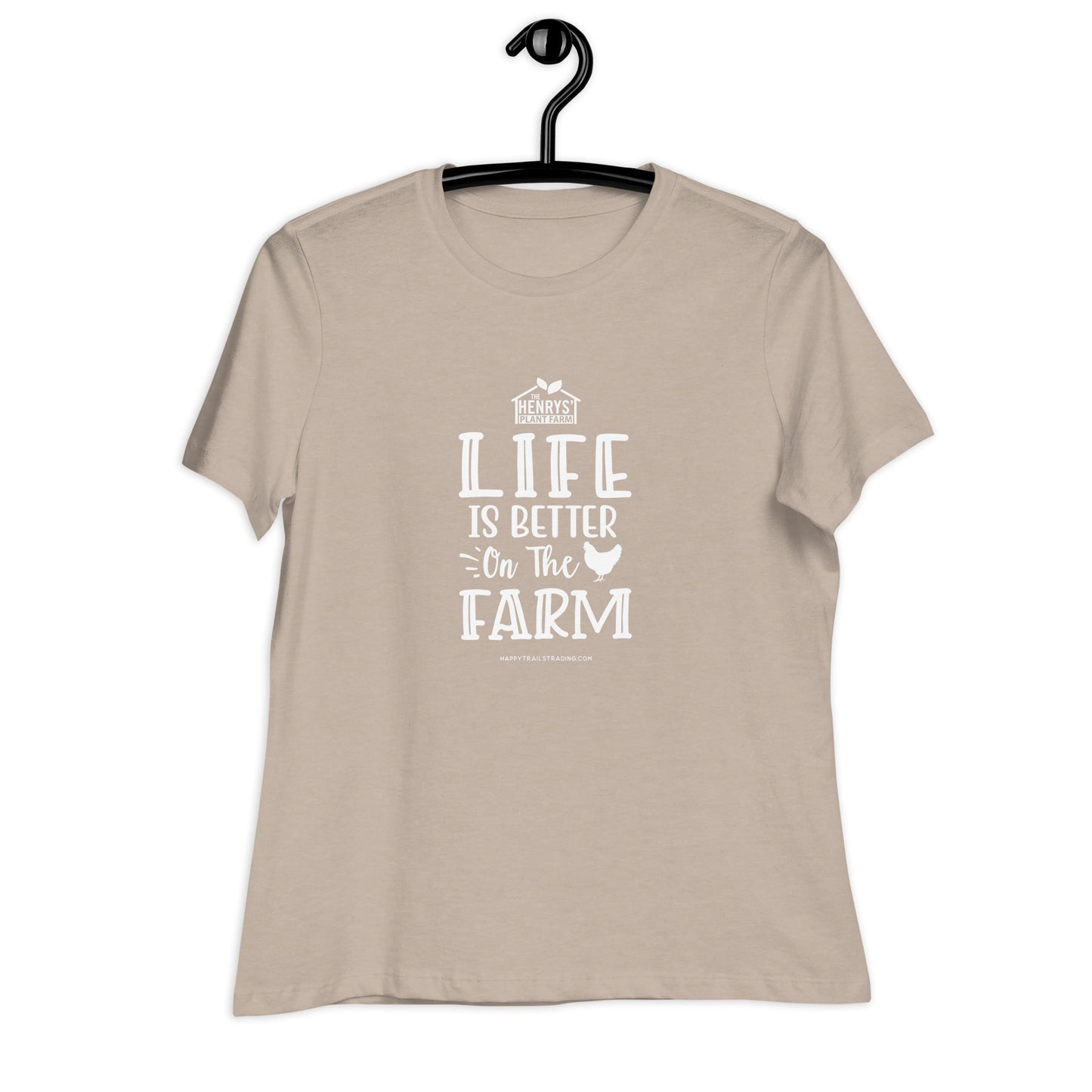 Life Is Better On The Farm - Women's Relaxed T-Shirt