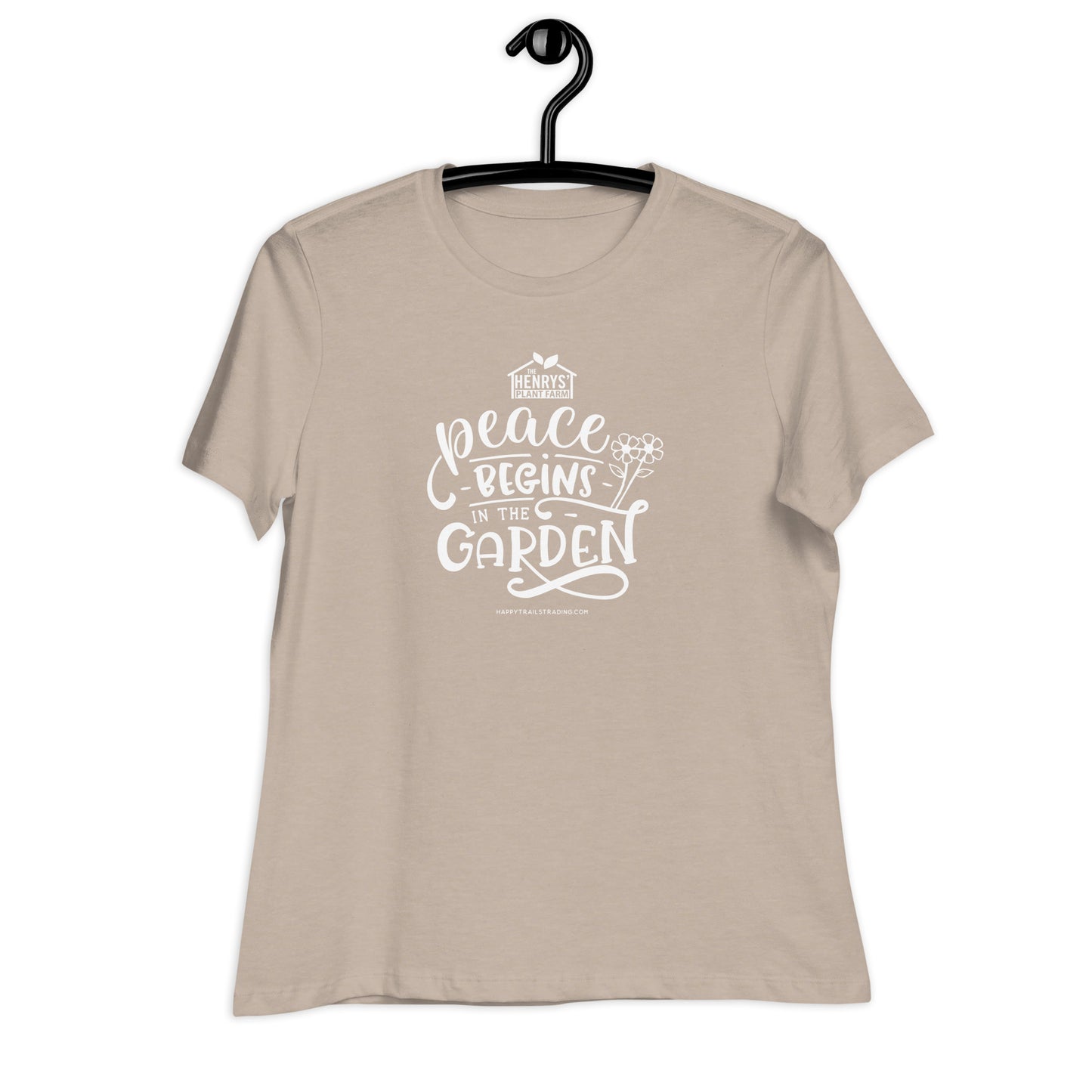 Peace Begins In The Garden - Women's Relaxed T-Shirt