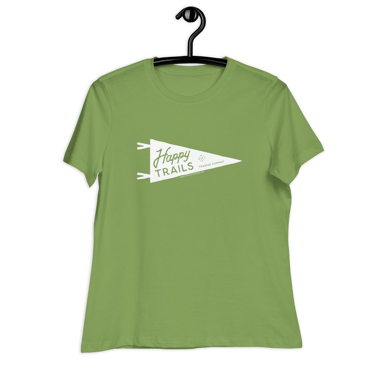 Happy Trails Pennant - Women's Relaxed T-Shirt