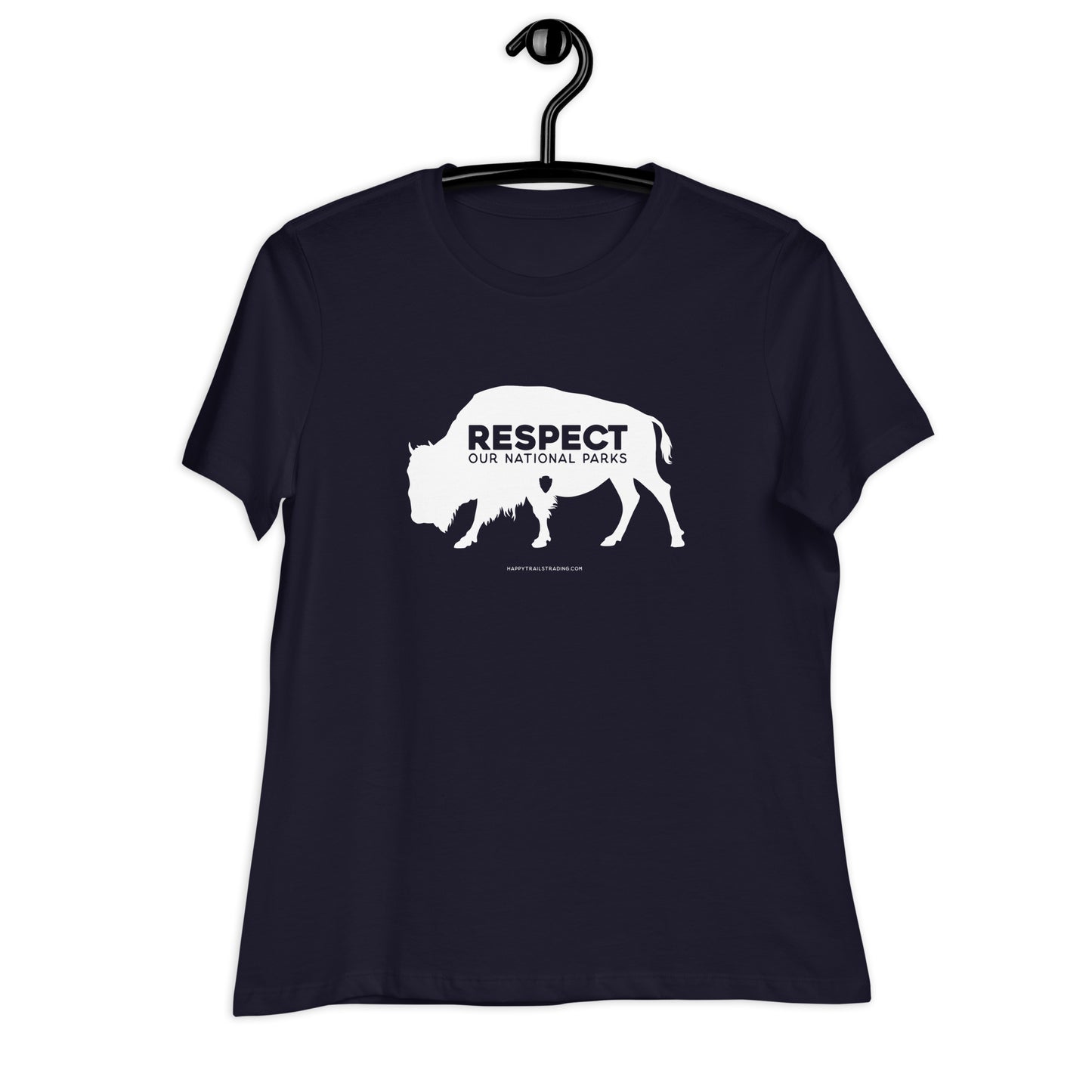 Respect Our National Parks Buffalo - Women's Relaxed T-Shirt