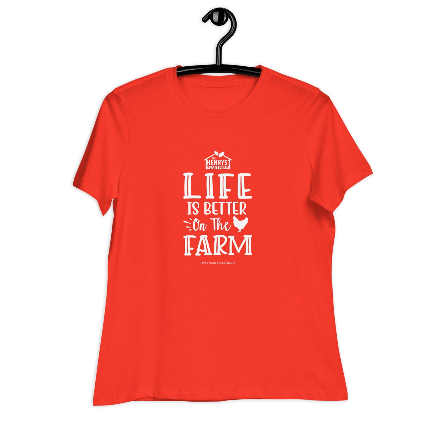 Life Is Better On The Farm - Women's Relaxed T-Shirt