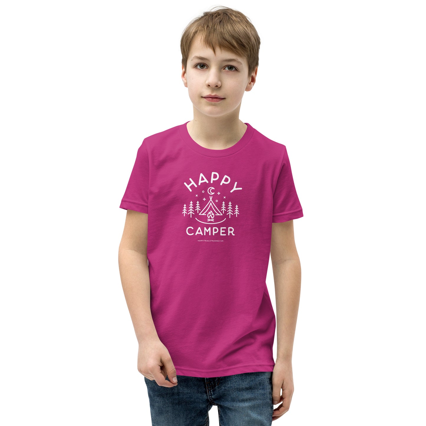 Happy Camper - Youth Short Sleeve T-Shirt