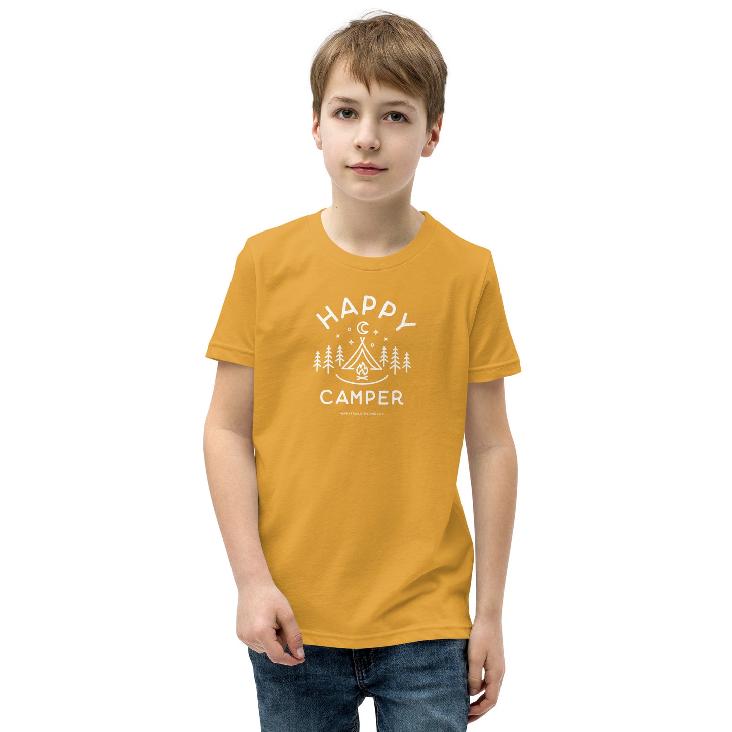 Happy Camper - Youth Short Sleeve T-Shirt